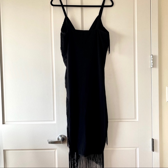 PrettyLittleThing Strappy Tassel Dress Size: 10 - Picture 6 of 7